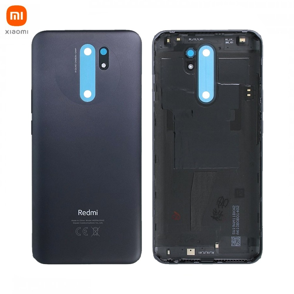 Vitre arrière Xiaomi Redmi 9 – Gris carbone – Original