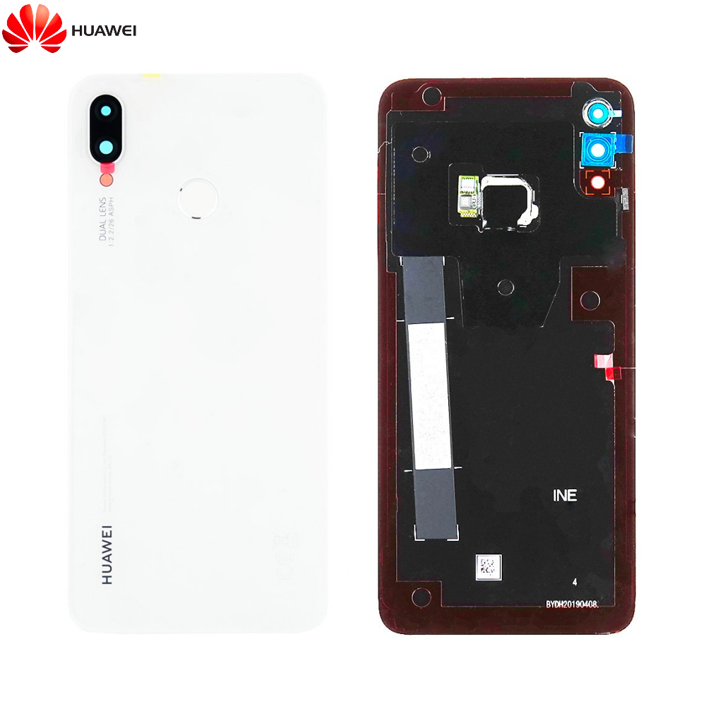 Vitre arrière Huawei P Smart Plus 2018 – Blanc – Original