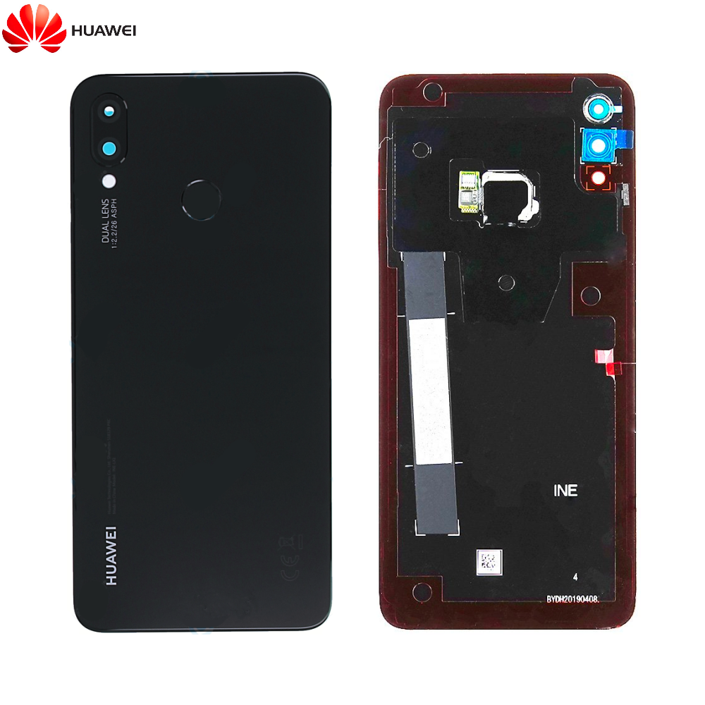 Vitre arrière Huawei P Smart Plus 2018 – Noir – Original