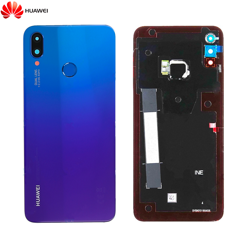 Vitre arrière Huawei P Smart Plus 2018 – Violet – Original
