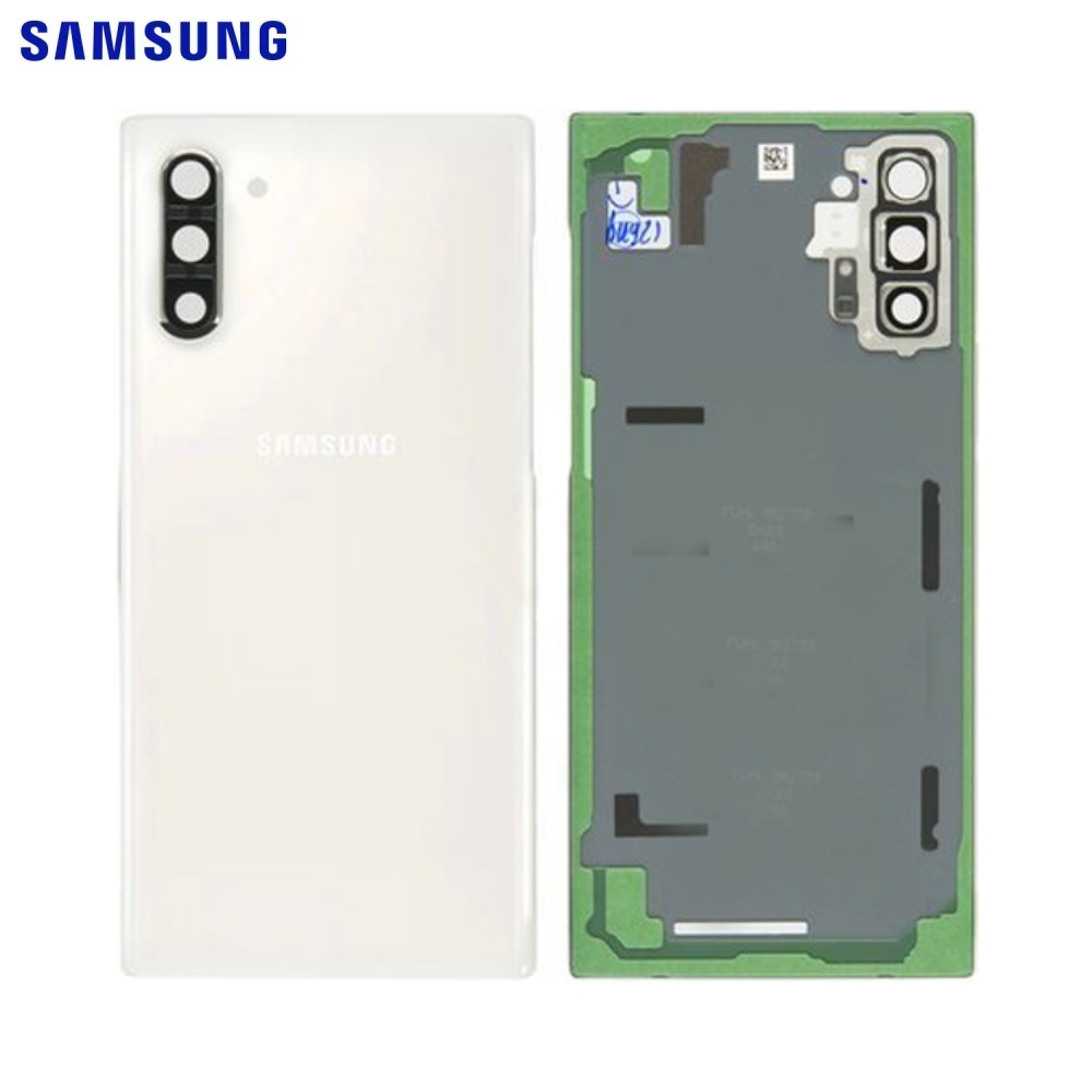 Vitre arrière Galaxy Note 10 – Aura blanc – Original Samsung (Service Pack)