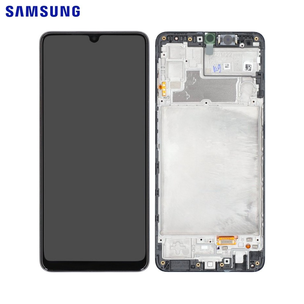 Écran complet Galaxy M22 – Noir – Original Samsung (Service Pack)