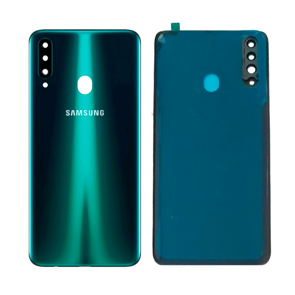 Vitre arrière Galaxy A20S – Vert – Compatible Premium