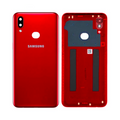 Vitre arrière Galaxy A10S – Rouge – Compatible Premium