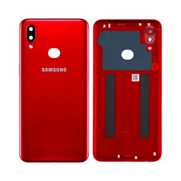 Vitre arrière Galaxy A10S – Rouge – Compatible Premium
