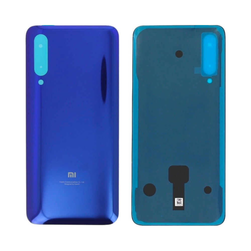 Vitre arrière Xiaomi Mi 9 – Bleu – Compatible Premium