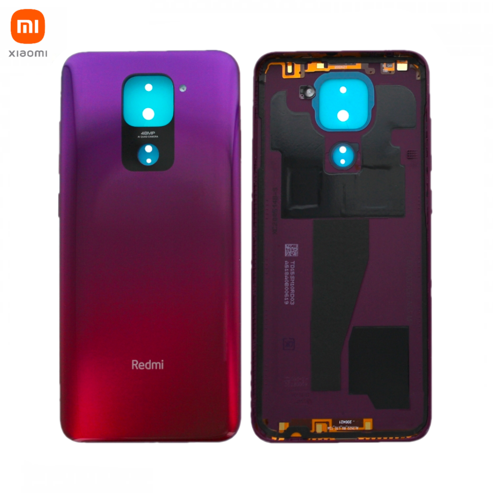 Vitre arrière Xiaomi Redmi Note 9 – Rouge – Original