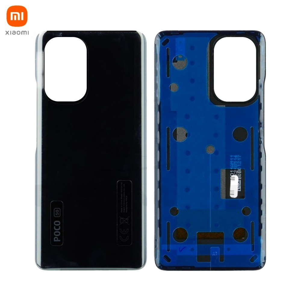 Vitre arrière Xiaomi Poco F3 56000EK11A00 – Noir profond – Original