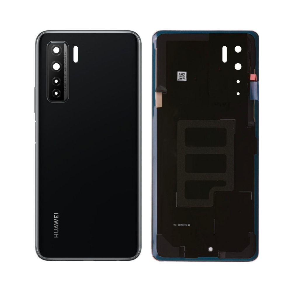 Vitre arrière Huawei P40 Lite 5G – Noir – Compatible Premium