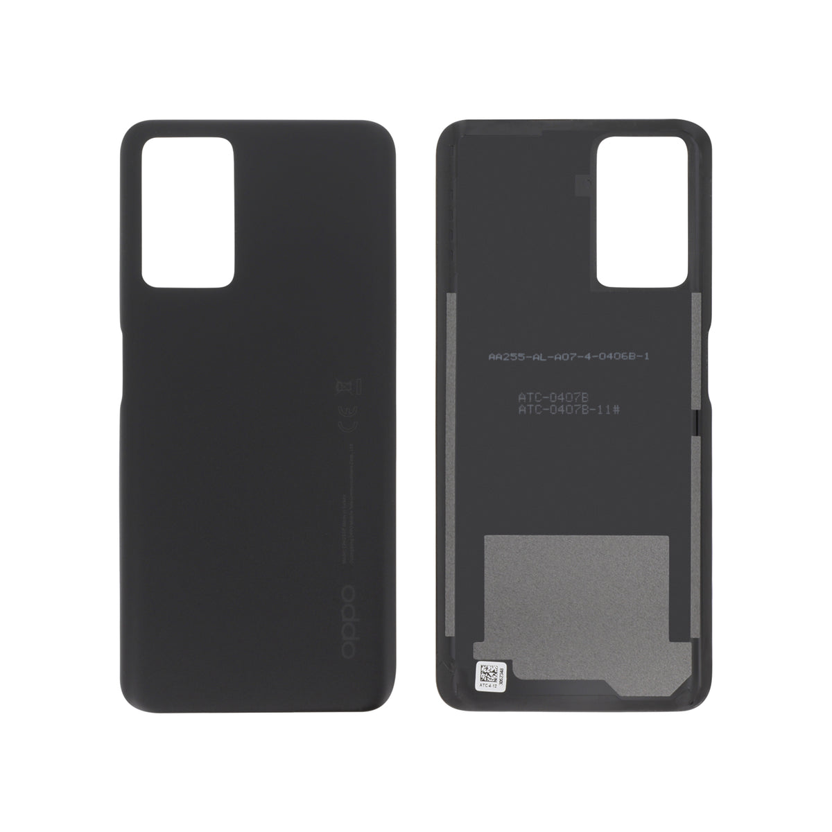 Vitre arrière Oppo A96 / A76 – Noir – Original Oppo (Service Pack)