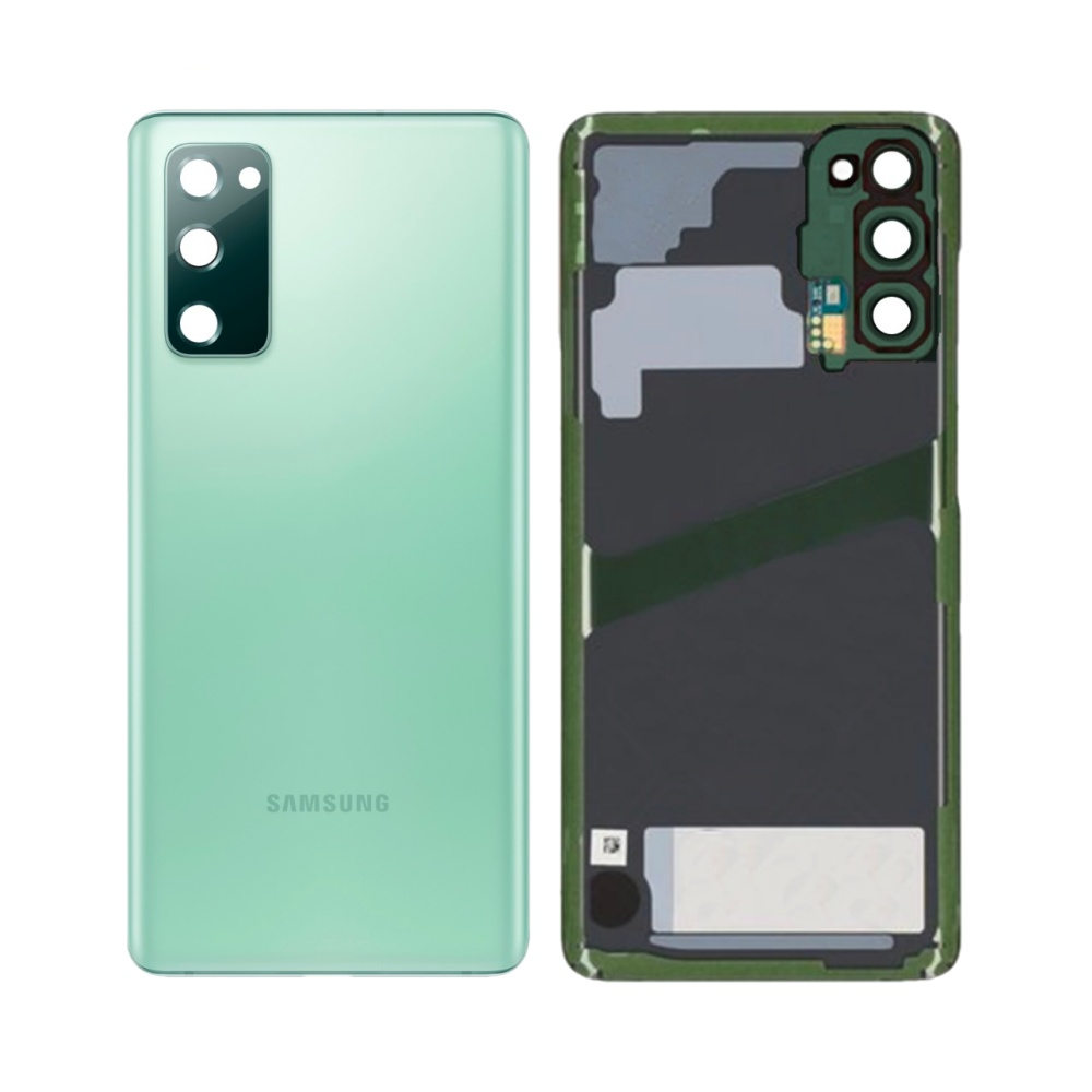 Vitre arrière Galaxy S20 FE 5G / Galaxy S20 FE 4G – Vert menthe – Compatible Premium