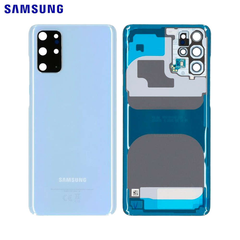 Vitre arrière Galaxy S20 Plus 5G / Galaxy S20 Plus – Bleu – Original Samsung (Service Pack)