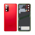 Vitre arrière Galaxy S20 FE 5G / Galaxy S20 FE 4G – Rouge – Compatible Premium