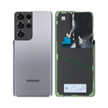 Vitre arrière Galaxy S21 Ultra 5G – Titane – Compatible Premium