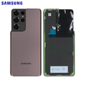 Vitre arrière Galaxy S21 Ultra 5G – Marron – Original Samsung (Service Pack)