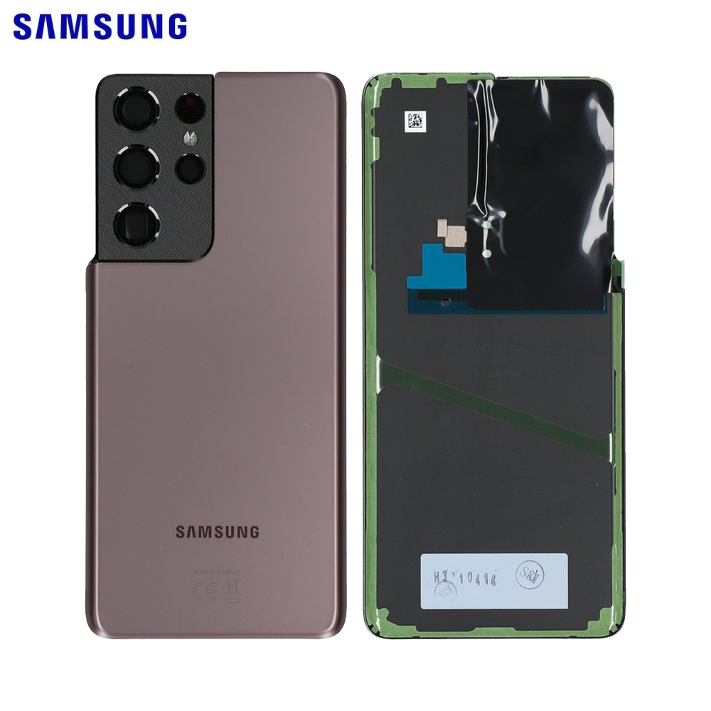 Vitre arrière Galaxy S21 Ultra 5G – Marron – Original Samsung (Service Pack)