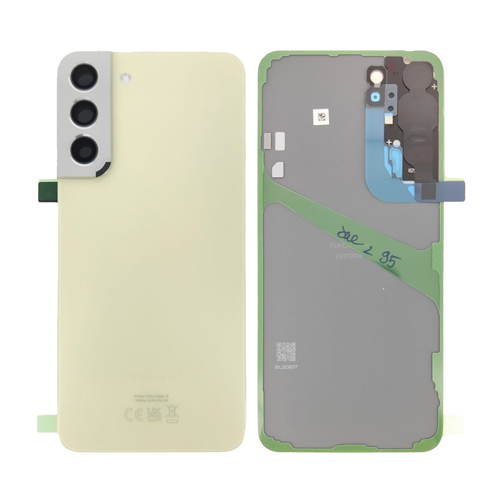 Vitre arrière Galaxy S22 Plus – Crème – Compatible Premium
