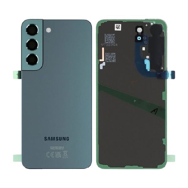Vitre arrière Galaxy S22 – Vert – Compatible Premium