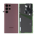Vitre arrière Galaxy S22 Ultra – Bordeaux – Compatible Premium