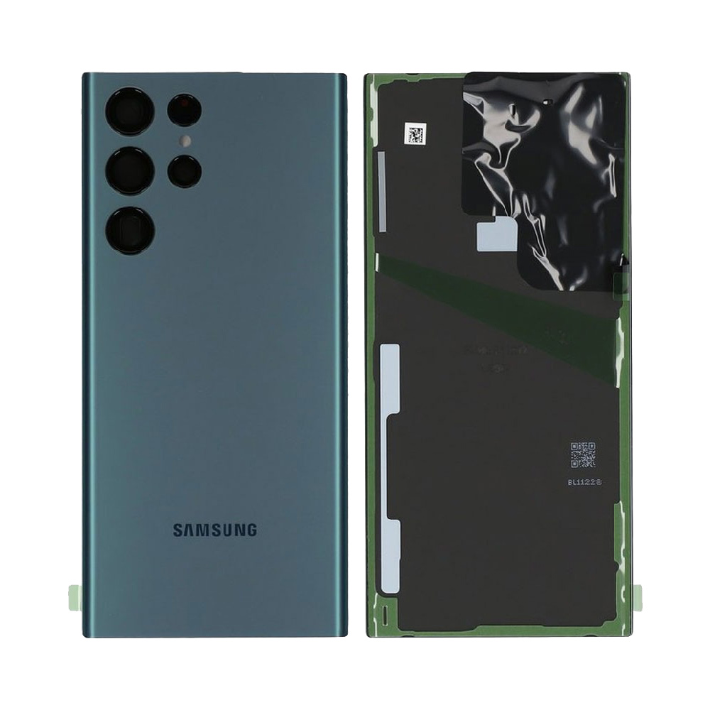 Vitre arrière Galaxy S22 Ultra – Vert – Compatible Premium
