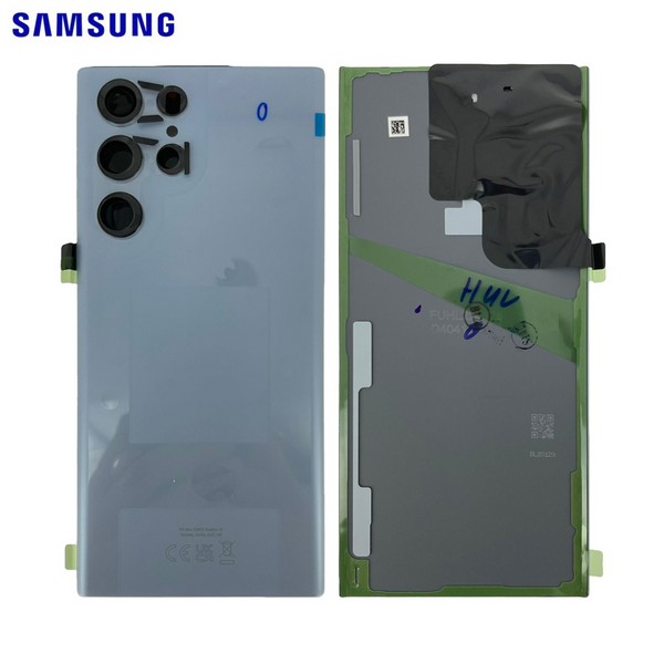Vitre arrière Galaxy S22 Ultra – Bleu ciel – Original Samsung (Service Pack)