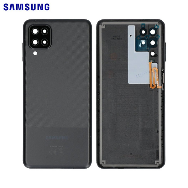 Vitre arrière Galaxy A12 – Noir – Original Samsung (Service Pack)