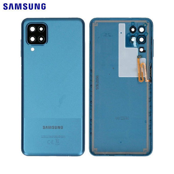 Vitre arrière Galaxy A12 – Bleu – Original Samsung (Service Pack)