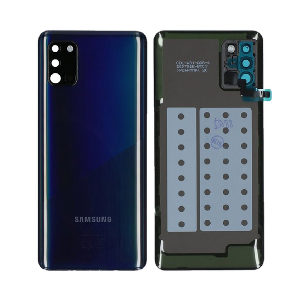 Vitre arrière Galaxy A31 – Noir prismatique – Compatible Premium