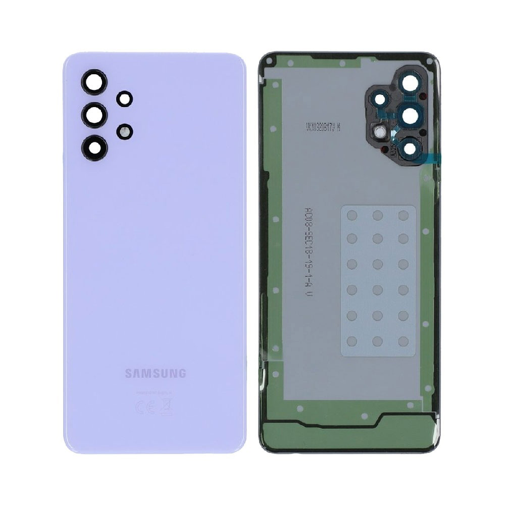 Vitre arrière Galaxy A32 4G – Violet – Compatible Premium