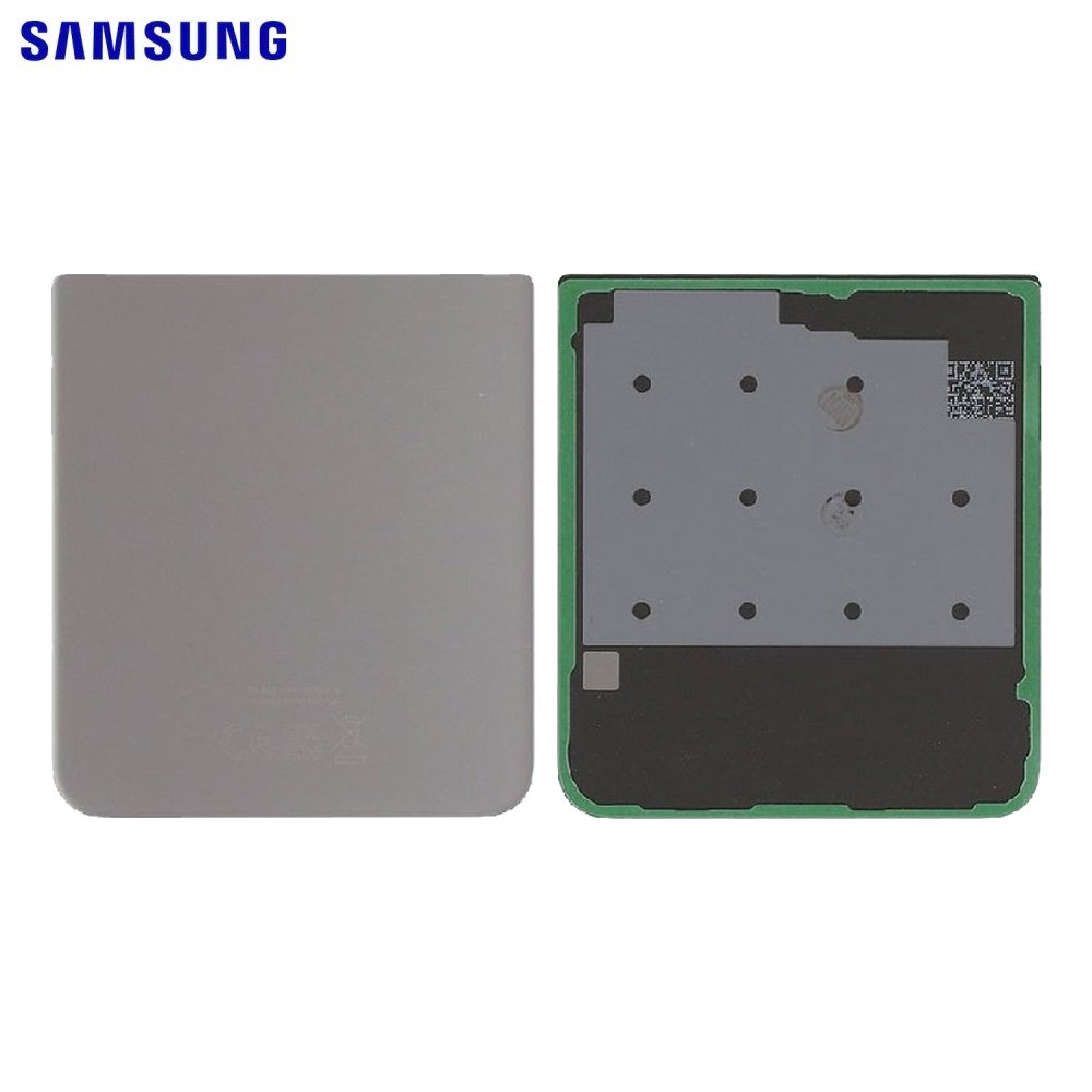 Vitre arrière Galaxy Z Flip 3 5G (Inférieur) – Gris – Original Samsung (Service Pack)