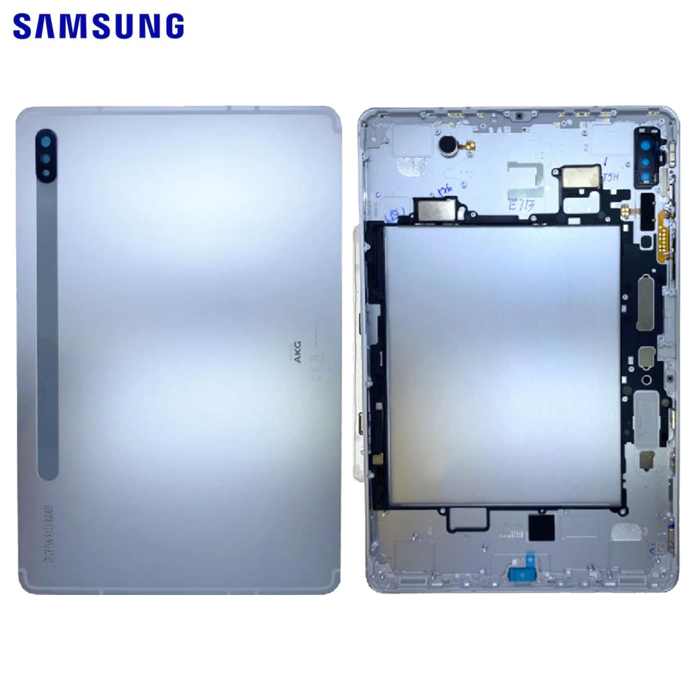 Vitre arrière Galaxy Tab S7 Wi-Fi – Argent mystique – Original Samsung (Service Pack)