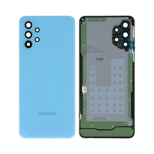 Vitre arrière Galaxy A32 5G – Bleu pastel – Compatible Premium