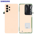 Vitre arrière Galaxy A33 5G – Pêche – Original Samsung (Service Pack)