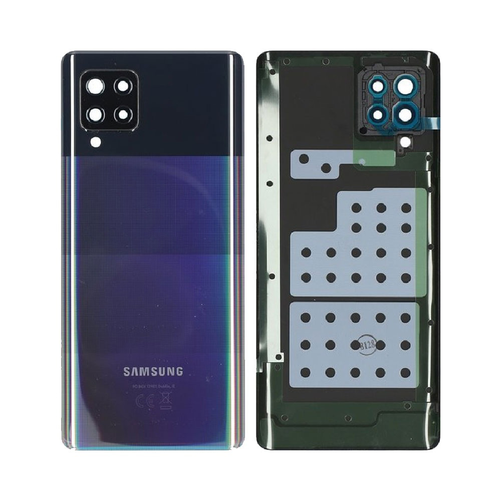 Vitre arrière Galaxy A42 5G – Noir prismatique – Compatible Premium