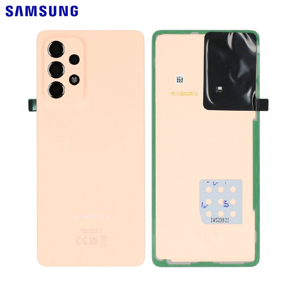 Vitre arrière Galaxy A53 5G – Pêche – Original Samsung (Service Pack)