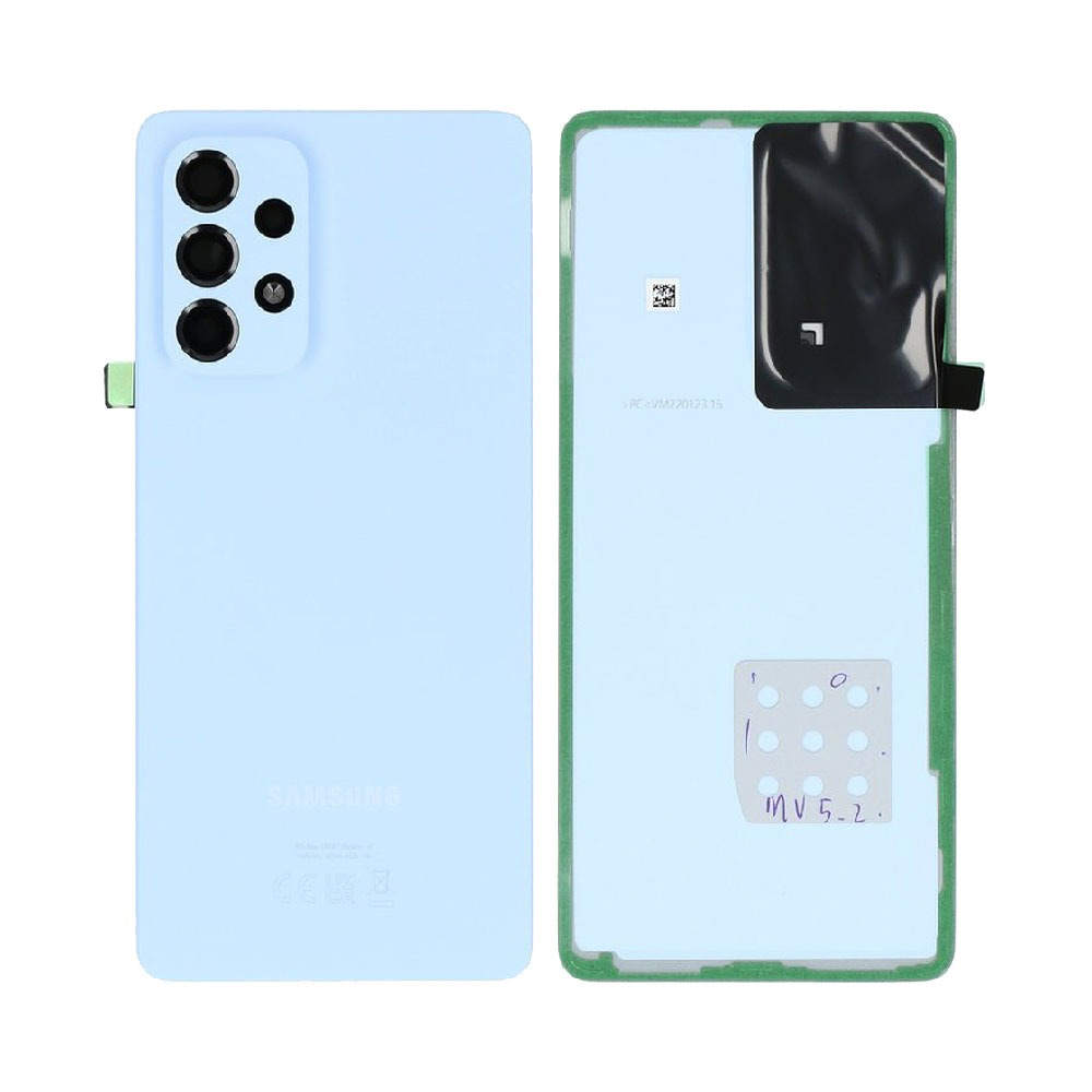 Vitre arrière Galaxy A53 5G – Bleu – Compatible Premium