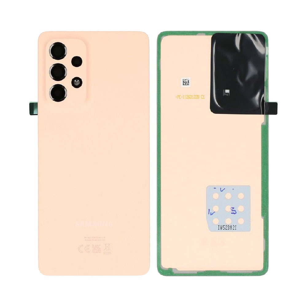 Vitre arrière Galaxy A53 5G – Pêche – Compatible Premium