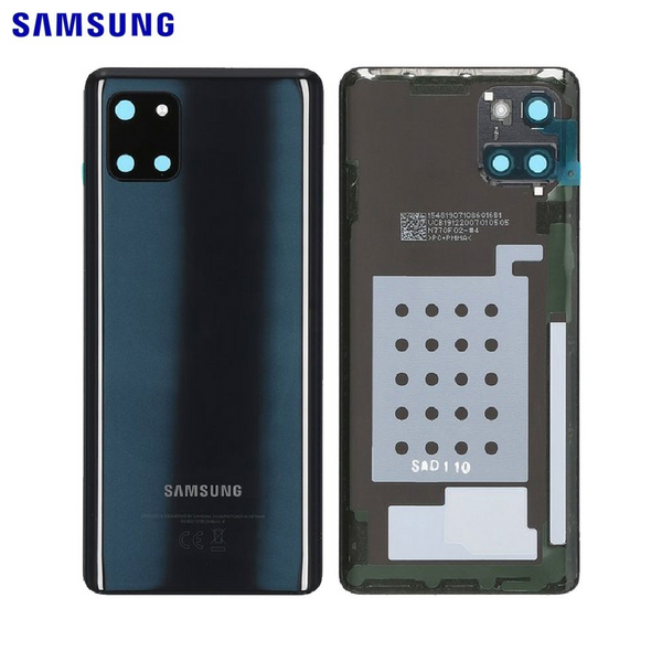 Vitre arrière Galaxy Note 10 Lite – Noir cosmos – Original Samsung (Service Pack)