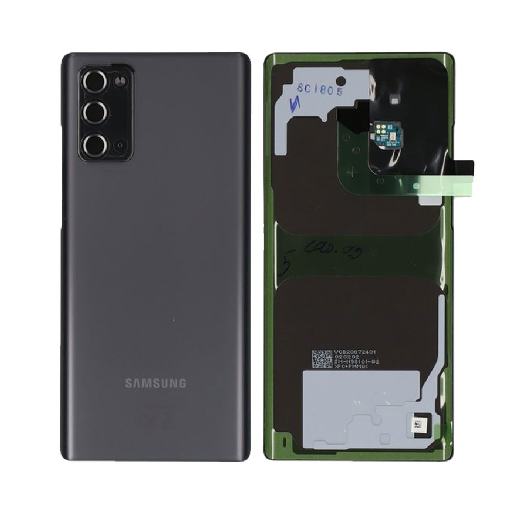 Vitre arrière Galaxy Note 20 5G – Gris mystique – Compatible Premium