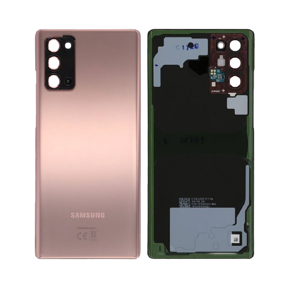 Vitre arrière Galaxy Note 20 5G – Bronze mystique – Compatible Premium