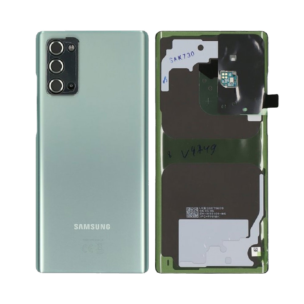 Vitre arrière Galaxy Note 20 5G – Vert mystique – Compatible Premium