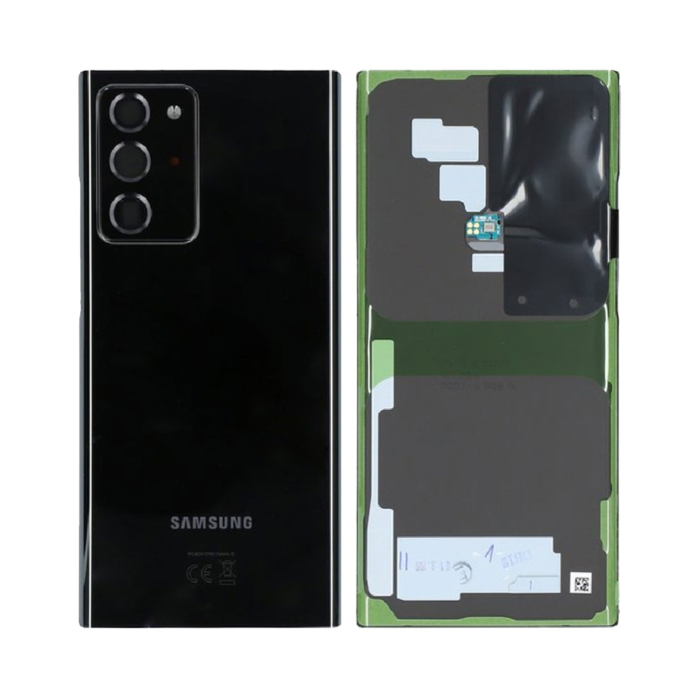Vitre arrière Galaxy Note 20 Ultra 5G / Galaxy Note 20 Ultra – Noir mystique – Compatible Premium