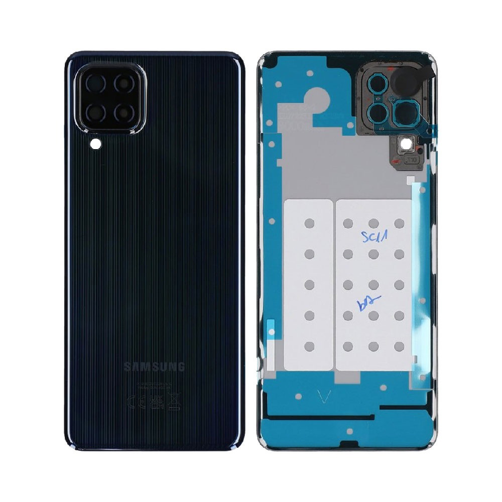 Vitre arrière Galaxy M32 – Noir – Compatible Premium