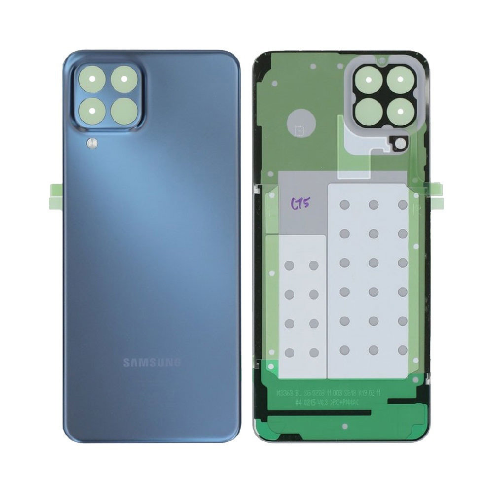 Vitre arrière Galaxy M33 5G – Bleu – Compatible Premium