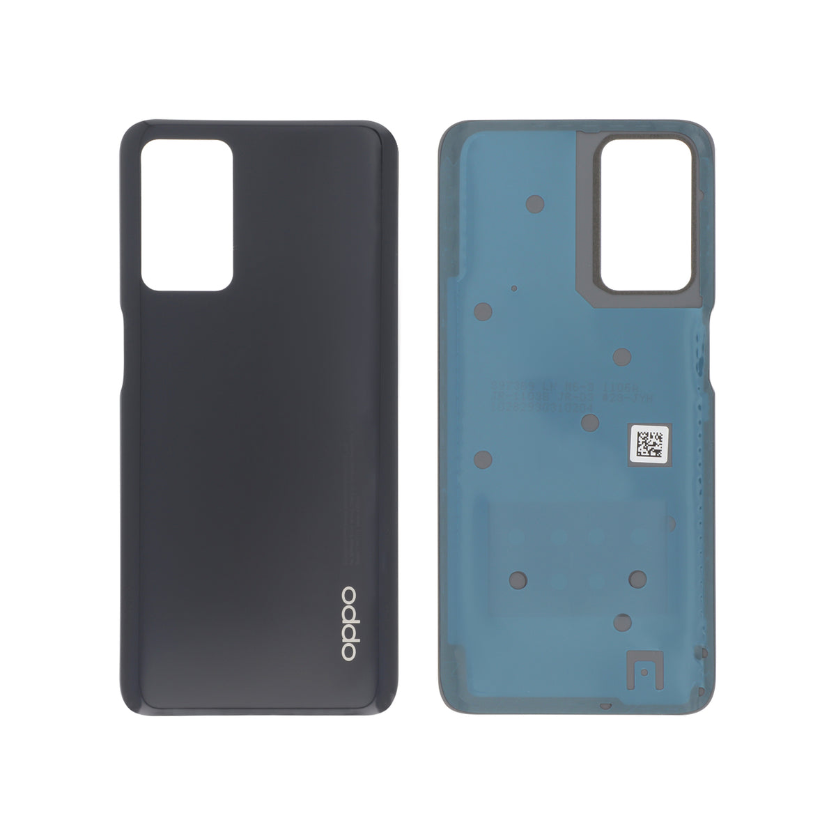 Vitre arrière Oppo A54s / A16s / A16 – Noir – Original Oppo (Service Pack)