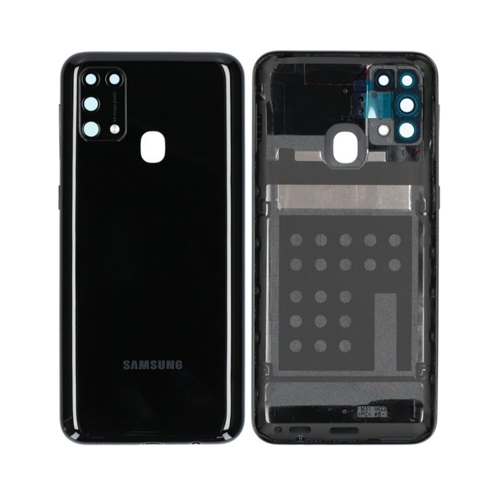 Vitre arrière Galaxy M31 – Noir – Compatible Premium
