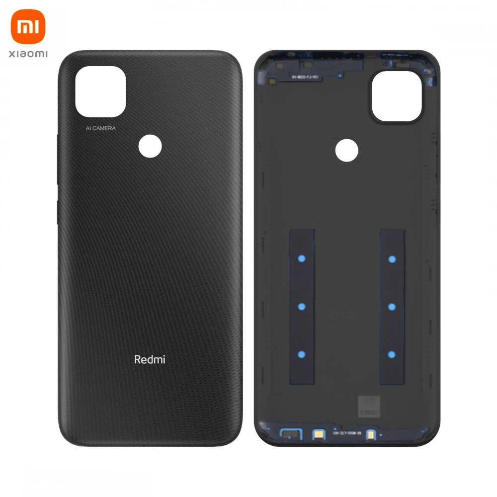 Vitre arrière Xiaomi Redmi 9C NFC – Gris de minuit – Original