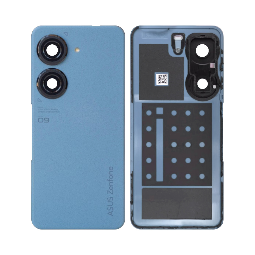 Vitre arrière Asus Zenfone 9 – Bleu étoilé – Compatible Premium