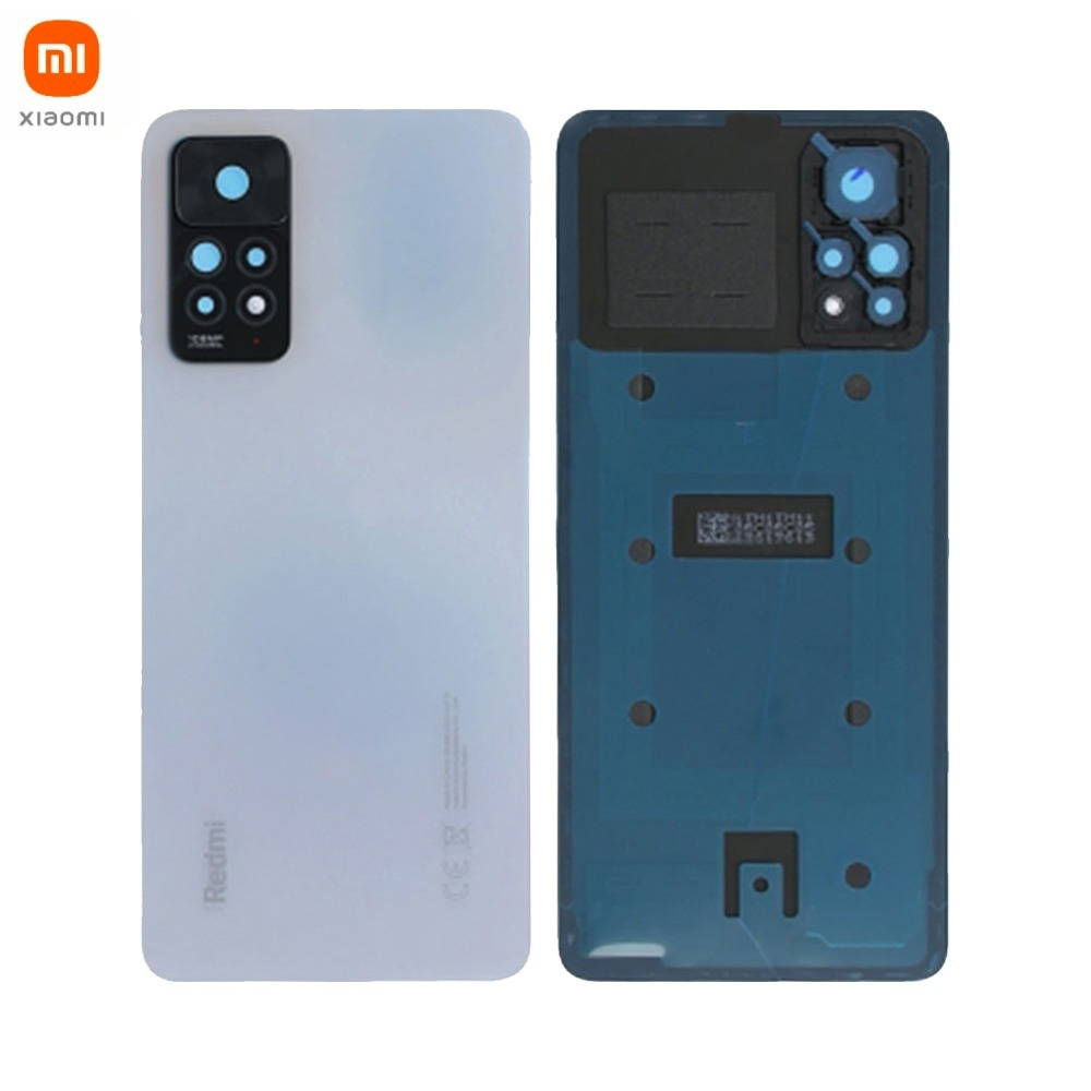 Vitre arrière Xiaomi Redmi Note 11 Pro 4G – Blanc polaire – Original