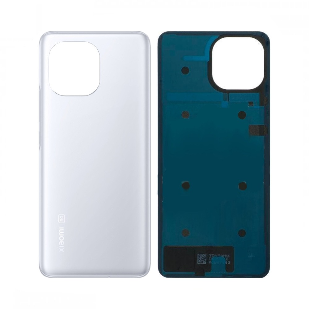 Vitre arrière Xiaomi Mi 11 5G – Blanc céleste – Compatible Premium